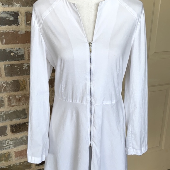 Zoey Cotton Stretch Zippered Top/Shirt Dress - Picture 2 of 10